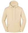 SS152 622840 Fruit of the Loom Iconic Premium Hooded Sweatshirt Desert Sand colour image